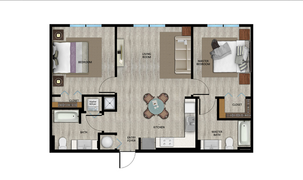 2 Bedroom